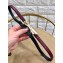 Dior Width 1.5cm Bow Buckle Belt Burgundy