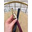Dior Width 1.5cm Bow Buckle Belt Burgundy