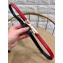 Dior Width 1.5cm Bow Buckle Belt Red