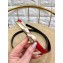 Dior Width 1.5cm Bow Buckle Belt Red