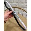 Dior Width 1.5cm Bow Buckle Belt White