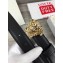 Versace Width 3cm Palazzo Belt With Medusa Buckle Black/Gold