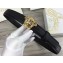 Versace Width 3cm Palazzo Belt With Medusa Buckle Black/Gold