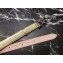 Dolce & Gabbana Width 2.5cm Dauphine Calfskin Belt Gold with Silver Crystals Logo