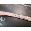 Dolce & Gabbana Width 2.5cm Dauphine Calfskin Belt Silver with Silver Logo