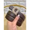 Dior Width 3cm Crystal D Buckle Belt Coffee