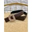 Dior Width 3cm Crystal D Buckle Belt Coffee