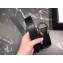 Gucci Width 3.5cm Leather Belt Black with Green Crystal Dionysus Buckle
