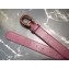 Gucci Width 3.5cm Leather Belt Burgundy with Crystal Dionysus Buckle