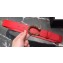Gucci Width 3/3.5cm Leather Belt Red with Red Crystal Dionysus Buckle