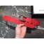 Gucci Width 3/3.5cm Leather Belt Red with White Crystal Dionysus Buckle