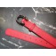 Gucci Width 3/3.5cm Leather Belt Red with White Crystal Dionysus Buckle