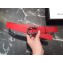 Gucci Width 3/3.5cm Leather Belt Red with White Crystal Dionysus Buckle