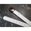 Gucci Width 3/3.5cm Leather Belt White with Red Crystal Dionysus Buckle