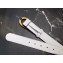 Gucci Width 3/3.5cm Leather Belt White with Red Crystal Dionysus Buckle