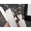 Gucci Width 3/3.5cm Leather Belt White with Blue Crystal Dionysus Buckle