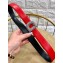 Dior Width 3cm Crystal D Buckle Belt Red