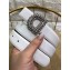 Dior Width 3cm Crystal D Buckle Belt White
