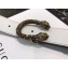 Gucci Width 3/3.5cm Leather Belt White with Dionysus Stud Buckle