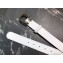 Gucci Width 3/3.5cm Leather Belt White with Dionysus Stud Buckle