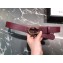 Gucci Width 3.5cm Leather Belt Burgundy with Dionysus Stud Buckle