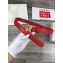 Versace Width 3cm Palazzo Belt With Medusa Buckle Red/Gold
