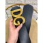 Dolce & Gabbana Width 7cm Belt Black with Gold Logo