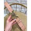 Gucci Width 4cm Leather Belt Nude with Butterfly Buckle