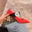 Prada Embellishment Heel Button Pumps Red 2019