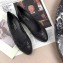 Chanel Leather Classic Bow Ballerinas Flats Quilted All Black