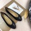 Chanel Leather Classic Bow Ballerinas Flats Black