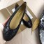 Chanel Leather Classic Bow Ballerinas Flats Black