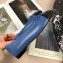 Chanel Leather Classic Bow Ballerinas Flats Bi-color Blue/Black