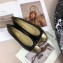 Chanel Leather Classic Bow Ballerinas Flats Bi-color Black/Gold