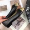 Chanel Leather Classic Bow Ballerinas Flats Bi-color Black/Gold