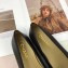 Chanel Leather Classic Bow Ballerinas Flats Bi-color Black/Gold