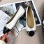 Chanel Leather Classic Bow Ballerinas Flats Bi-color White/Black