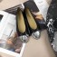 Chanel Leather Classic Bow Ballerinas Flats Bi-color Black/Silver