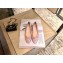 Chanel Lambskin Classic Bow Ballerinas Flats Nude