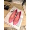 Chanel Lambskin Classic Bow Ballerinas Flats Quilting Dark Pink