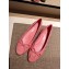 Chanel Lambskin Classic Bow Ballerinas Flats Quilting Dark Pink