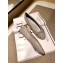 Chanel Lambskin Classic Bow Ballerinas Flats Quilting Gray