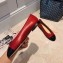 Chanel Lambskin Classic Bow Ballerinas Flats Red/Black
