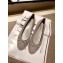 Chanel Lambskin Classic Bow Ballerinas Flats Gray