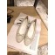 Chanel Lambskin Classic Bow Ballerinas Flats Quilting Off White
