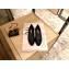 Chanel Lambskin Classic Bow Ballerinas Flats Quilting Crinkled Black