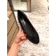 Chanel Lambskin Classic Bow Ballerinas Flats Quilting Crinkled Black