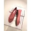 Chanel Lambskin Classic Bow Ballerinas Flats Dark Pink