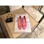 Chanel Lambskin Classic Bow Ballerinas Flats Dark Pink
