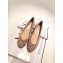 Chanel Lambskin Classic Bow Ballerinas Flats Nude